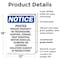 Signmission Posted Private Property No Trespassing OSHA Notice Sign, Plastic, 12in W x 18in L, 2PK OS-2PACK-NS-P-1218-V-17731 - alternate 2
